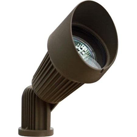 Dabmar Lighting Dabmar Lighting LV203-BZ Cast Aluminum Directional Spot Light with Hood; Bronze LV203-BZ